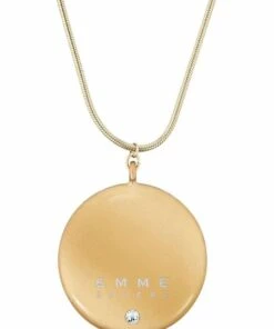 LiTMUS LAB Hemisphere Gold Necklace