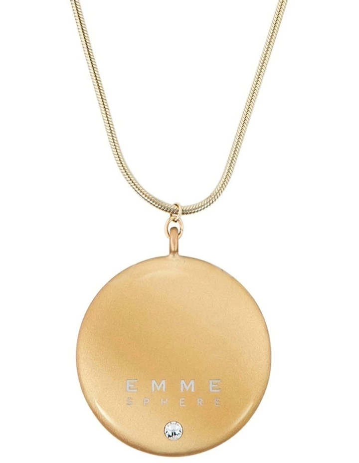LiTMUS LAB Hemisphere Gold Necklace 1 LiTMUS LAB Hemisphere Gold Necklace