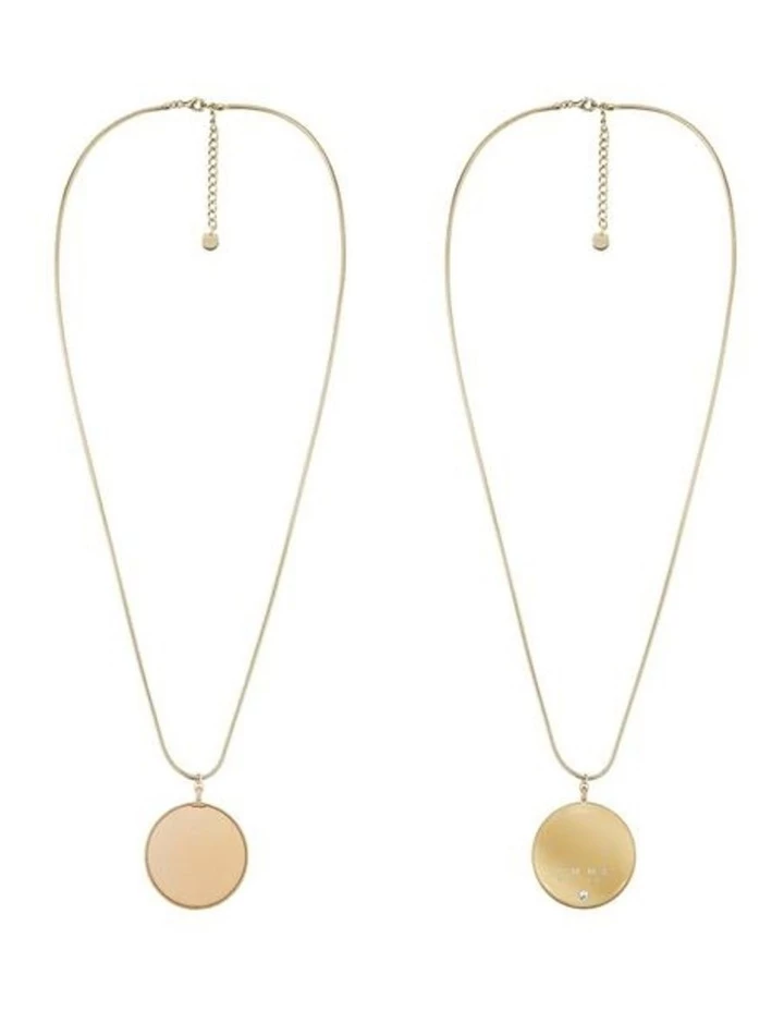 LiTMUS LAB Hemisphere Gold Necklace 2 LiTMUS LAB Hemisphere Gold Necklace - Image 2