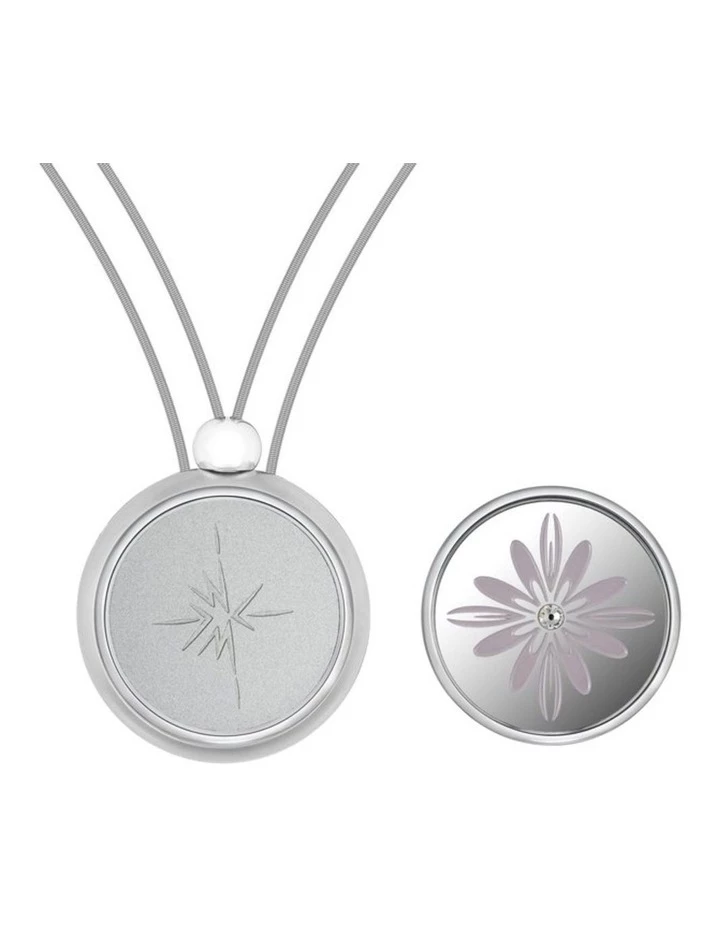 LiTMUS LAB Qliq Filigree Candytuft Silver Necklace 2 LiTMUS LAB Qliq Filigree Candytuft Silver Necklace - Image 2