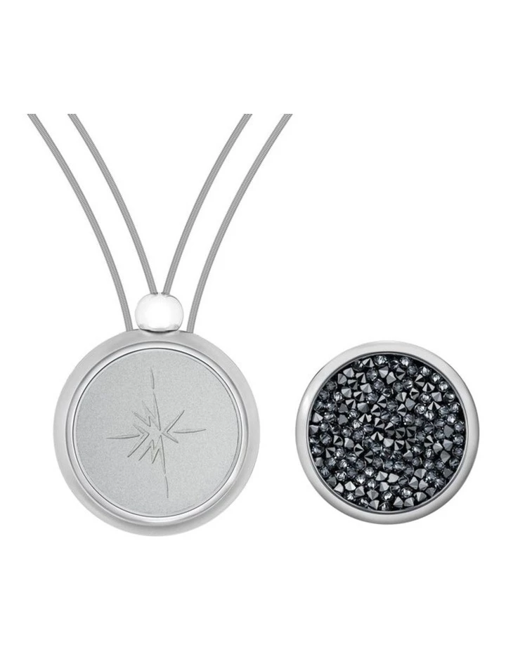 LiTMUS LAB Qliq Crystaline Volcanic Ash Silver Necklace 2 LiTMUS LAB Qliq Crystaline Volcanic Ash Silver Necklace - Image 2