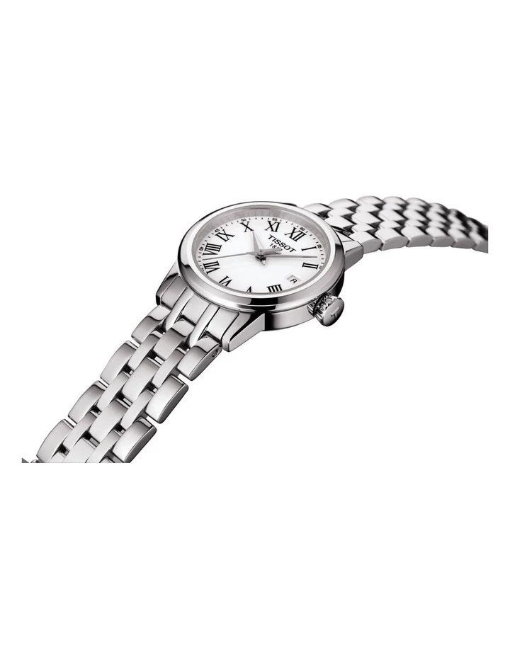 Tissot Classic Dream Lady White Stainless Steel Quartz Watch T129.210.11.013.00 3 Tissot Classic Dream Lady White Stainless Steel Quartz Watch T129.210.11.013.00 - Image 3