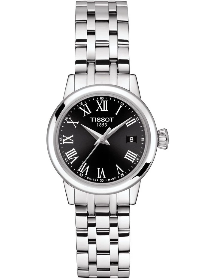 Tissot Classic Dream Lady Black Stainless Steel Quartz Watch T129.210.11.053.00 1 Tissot Classic Dream Lady Black Stainless Steel Quartz Watch T129.210.11.053.00
