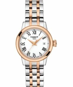 Tissot Classic Dream Lady Grey/Rose Gold Stainless Steel Quartz Watch T129.210.22.013.00