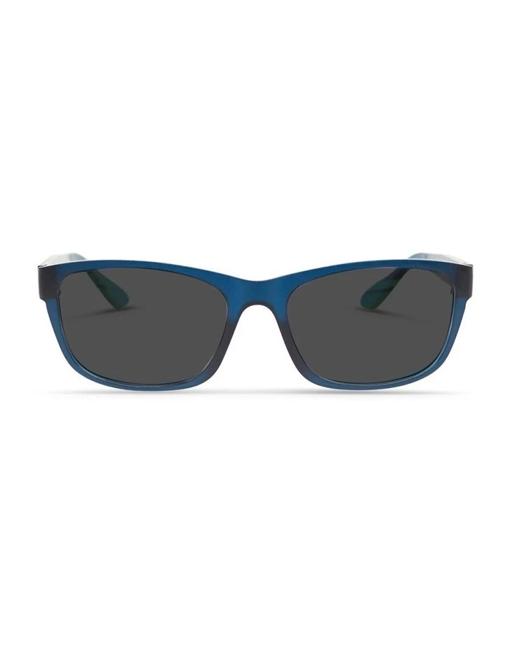Dresden Vision Midnight Blue UV Protected with Grey Tint Rectangle Sunglasses 1 Dresden Vision Midnight Blue UV Protected with Grey Tint Rectangle Sunglasses
