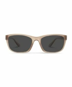 Dresden Vision Sepia Brown UV Protected with Grey Tint Rectangle Sunglasses