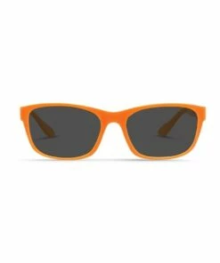 Dresden Vision Tangerine UV Protected with Grey Tint Rectangle Sunglasses