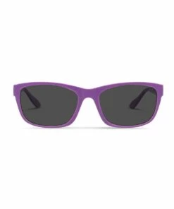 Dresden Vision Violet UV Protected with Grey Tint Rectangle Sunglasses