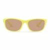Dresden Vision Daffodil Yellow UV Protected with Brown Tint Rectangle Sunglasses