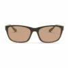 Dresden Vision Dark Chocolate UV Protected with Brown Tint Rectangle Sunglasses