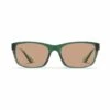 Dresden Vision Forest Green UV Protected with Brown Tint Rectangle Sunglasses