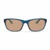 Dresden Vision Midnight Blue UV Protected with Brown Tint Rectangle Sunglasses