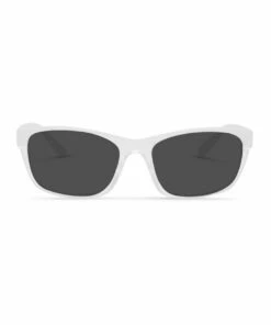 Dresden Vision Clear Frost UV Protected Polarised with Grey Tint Rectangle Sunglasses