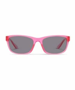 Dresden Vision Power Pink UV Protected Polarised with Grey Tint Rectangle Sunglasses