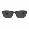 Dresden Vision Recycled Black UV Protected Polarised with Grey Tint Rectangle Sunglasses