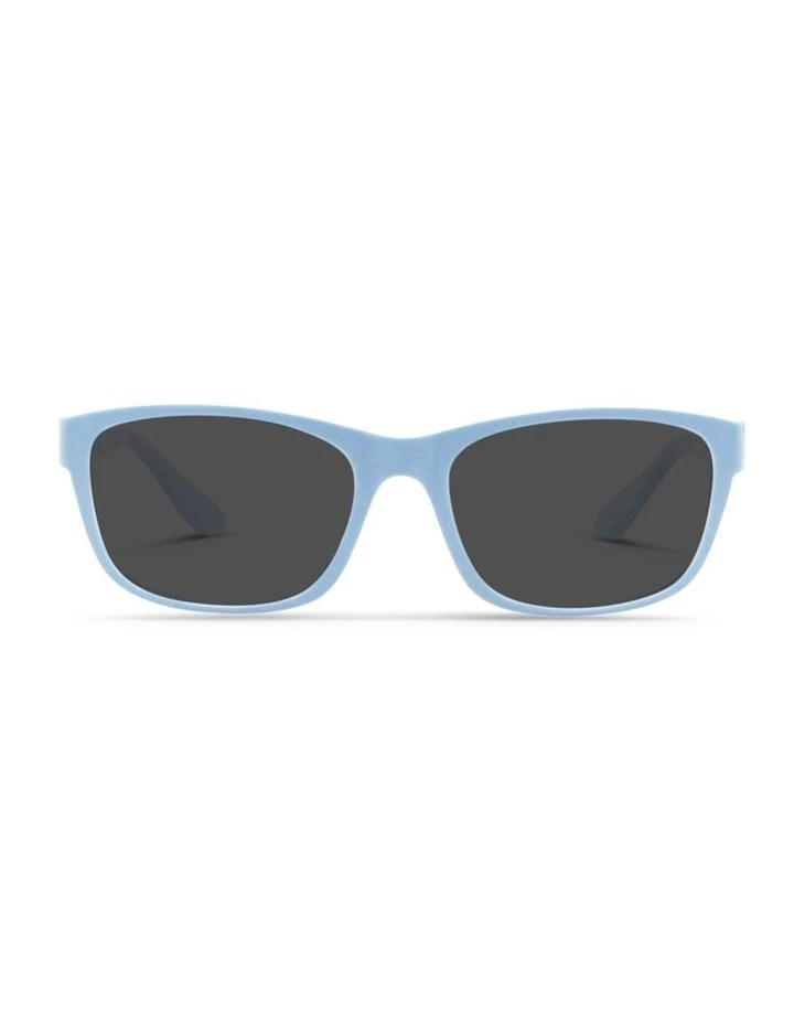 Dresden Vision Sky Blue UV Protected Polarised with Grey Tint Rectangle Sunglasses 1 Dresden Vision Sky Blue UV Protected Polarised with Grey Tint Rectangle Sunglasses
