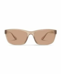 Dresden Vision Sepia Brown UV Protected Polarised with Brown Tint Rectangle Sunglasses