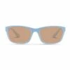 Dresden Vision Sky Blue UV Protected Polarised with Brown Tint Rectangle Sunglasses