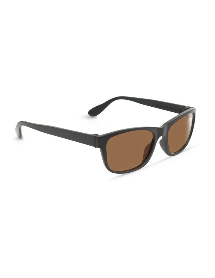 Dresden Vision Slate Grey UV Protected Polarised with Brown Tint Rectangle Sunglasses 2 Dresden Vision Slate Grey UV Protected Polarised with Brown Tint Rectangle Sunglasses - Image 2