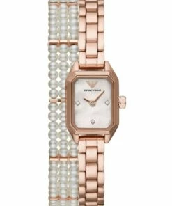 Emporio Armani Rose Gold-Tone Analogue Watch