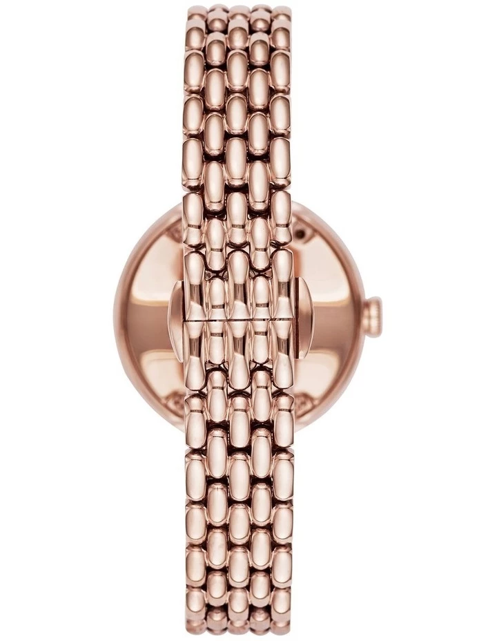 Emporio Armani Rose Gold-Tone Stainless Steel Analog Watch 2 Emporio Armani Rose Gold-Tone Stainless Steel Analog Watch - Image 2