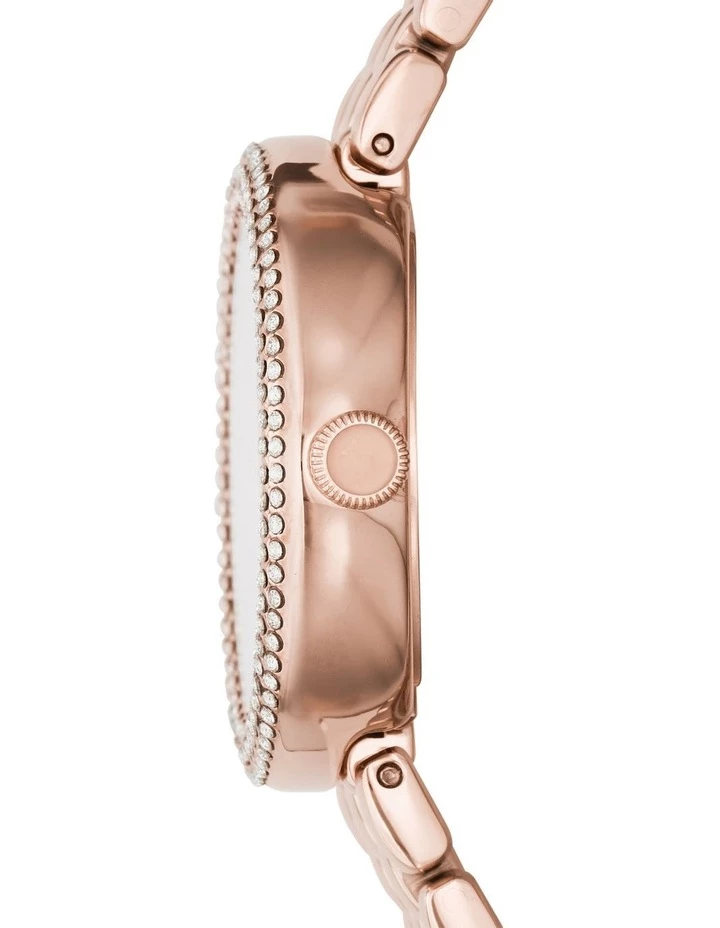 Emporio Armani Rose Gold-Tone Stainless Steel Analog Watch 3 Emporio Armani Rose Gold-Tone Stainless Steel Analog Watch - Image 3