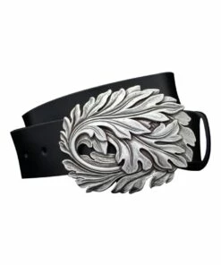 Andrew Williams Black Genuine Italian Vegetable Tanned Leather Belt Australian Made