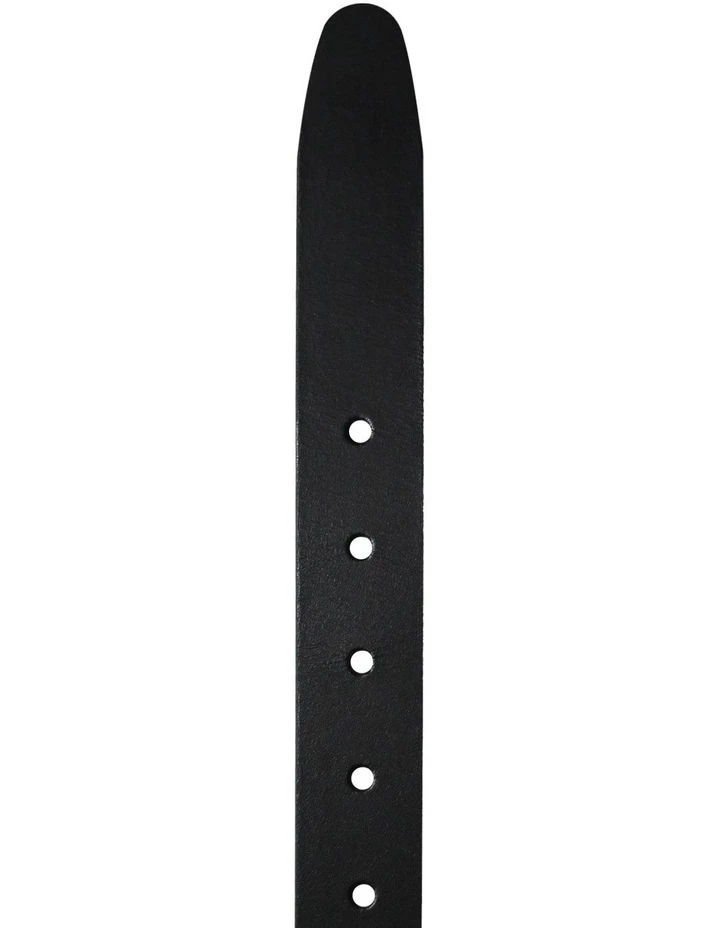 Andrew Williams Black Genuine Leather Belt Australian Made 2 Andrew Williams Black Genuine Leather Belt Australian Made - Image 2