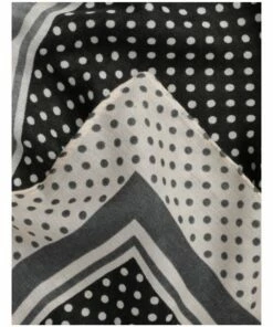 Basque Spot Bordered Navy Scarf -RAY-BAN Online Store 815555980 3 720x928