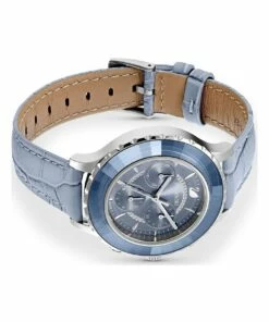 Swarovski Octea Lux Blue Leather Chronograph Watch -RAY-BAN Online Store 815621410 3 720x928