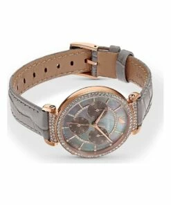 Swarovski Passage Grey Leather Chronograph Watch -RAY-BAN Online Store 815621680 3 720x928