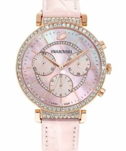 Swarovski Passage Pink Leather Chronograph Watch