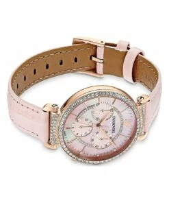 Swarovski Passage Pink Leather Chronograph Watch -RAY-BAN Online Store 815621770 3 720x928