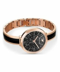 Swarovski Crystalline Delight Watch - Metal Bracelet - Black - Rose-Gold Tone Pvd -RAY-BAN Online Store 815621860 3 720x928