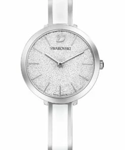 Swarovski Crystalline Delight Watch - Metal Bracelet - White - Stainless Steel
