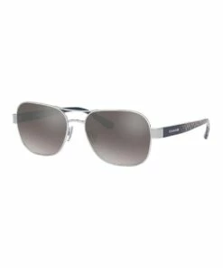 Coach Silver/Brown Rectangle Sunglasses 0HC7116 1532204003