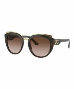 Dolce & Gabbana Brown Tortoise Cat Eye Sunglasses 0DG4383 1534322005