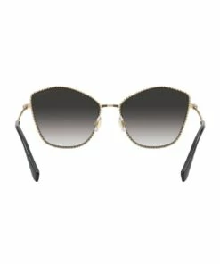 Miu Miu Gold/Grey Cat Eye Sunglasses 0MU 60VS 1531917001 -RAY-BAN Online Store 816479830 7 720x928