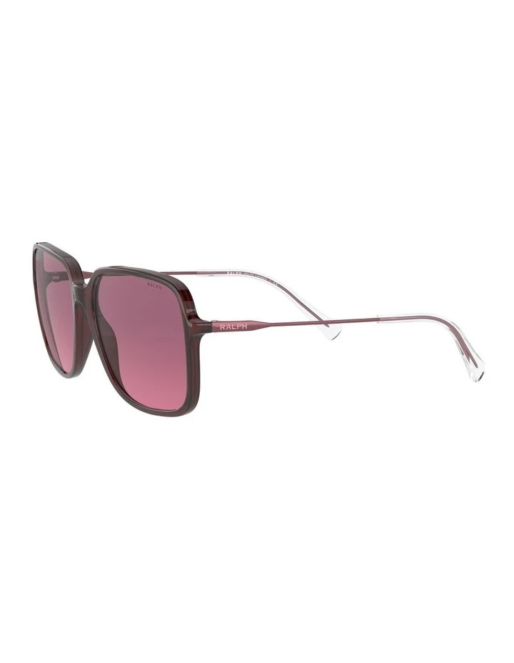 Ralph Lauren Opaline Burgundy/Pink Square Sunglasses 0RA5272 1533953002 3 Ralph Lauren Opaline Burgundy/Pink Square Sunglasses 0RA5272 1533953002 - Image 3