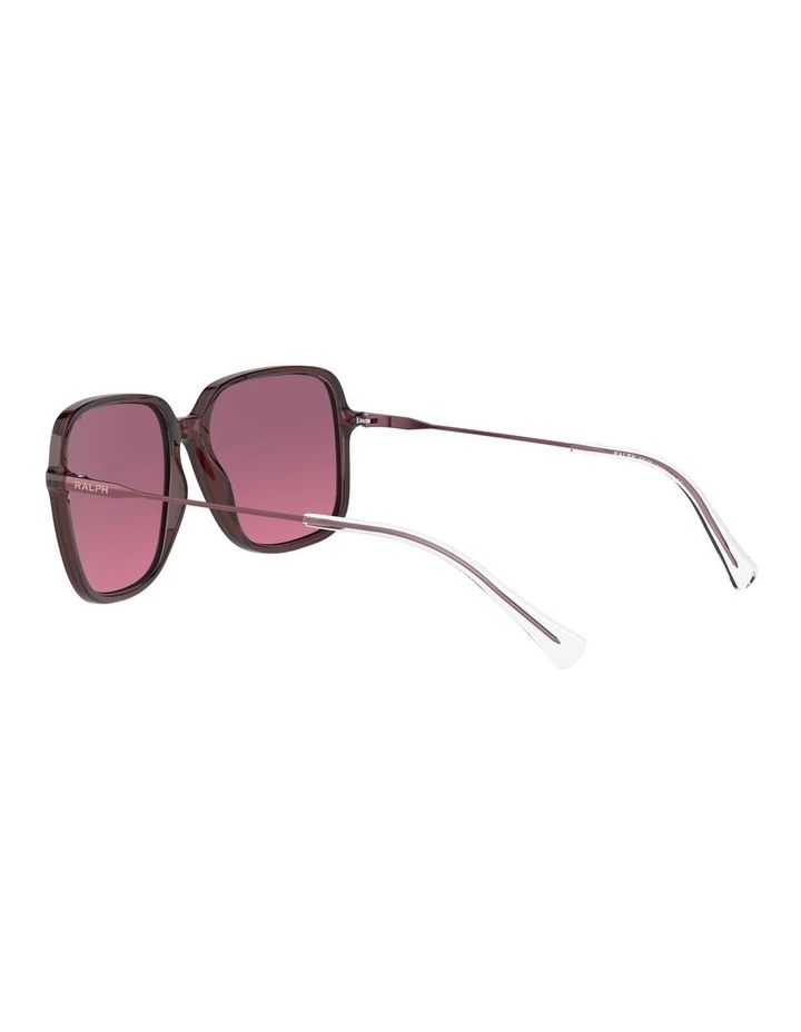 Ralph Lauren Opaline Burgundy/Pink Square Sunglasses 0RA5272 1533953002 5 Ralph Lauren Opaline Burgundy/Pink Square Sunglasses 0RA5272 1533953002 - Image 5