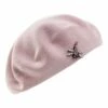 Gregory Ladner Little Flat Beret With Brooch Blush Winter Hat