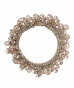 Gregory Ladner Pony Holder with Gem Champagne Hair Accessory