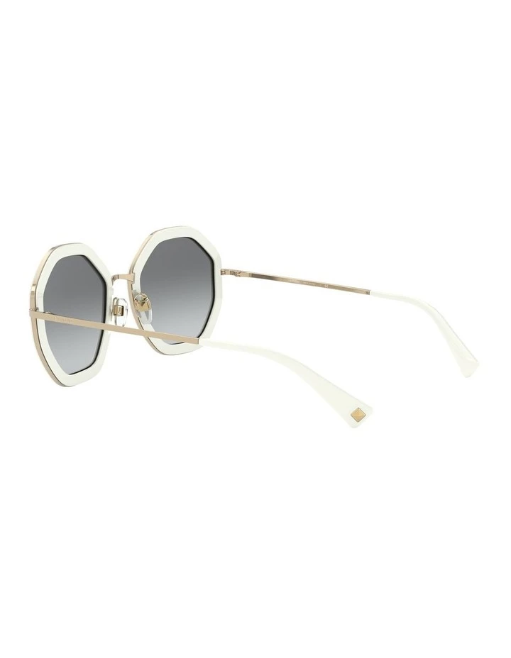 Valentino White Gold Round Sunglasses 0VA2042 1531677003 5 Valentino White Gold Round Sunglasses 0VA2042 1531677003 - Image 5
