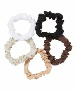 Seed Heritage Mini Linen Multi Scrunchie 5 Pack
