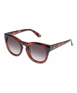 Le Specs Jealous Games Tortoise Round Sunglasses LSP2102319