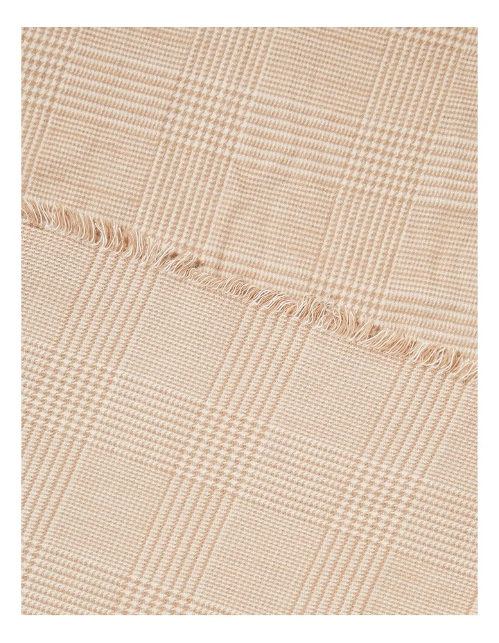 Seed Heritage Houndstooth Check Scarf 3 Seed Heritage Houndstooth Check Scarf - Image 3
