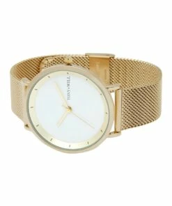 TONY+WILL Lunar Mesh Gold Stainless Steel Quartz Watch TWM005E -RAY-BAN Online Store 821923300 4 720x928