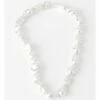 Basque Baroque Pearl Style Silver Necklace