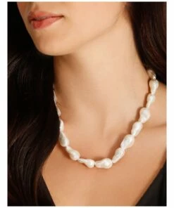 Basque Baroque Pearl Style Silver Necklace -RAY-BAN Online Store 822611710 4 720x928