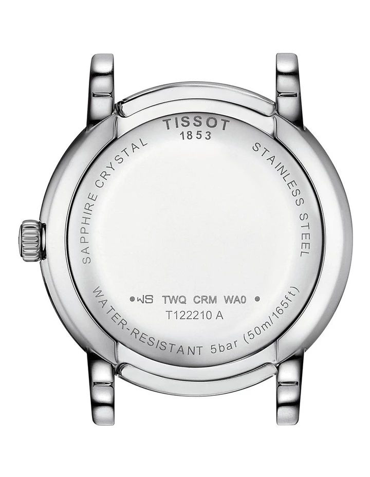 Tissot Carson Premium Lady Burgundy Leather Quartz Watch T122.210.16.373.00 4 Tissot Carson Premium Lady Burgundy Leather Quartz Watch T122.210.16.373.00 - Image 4